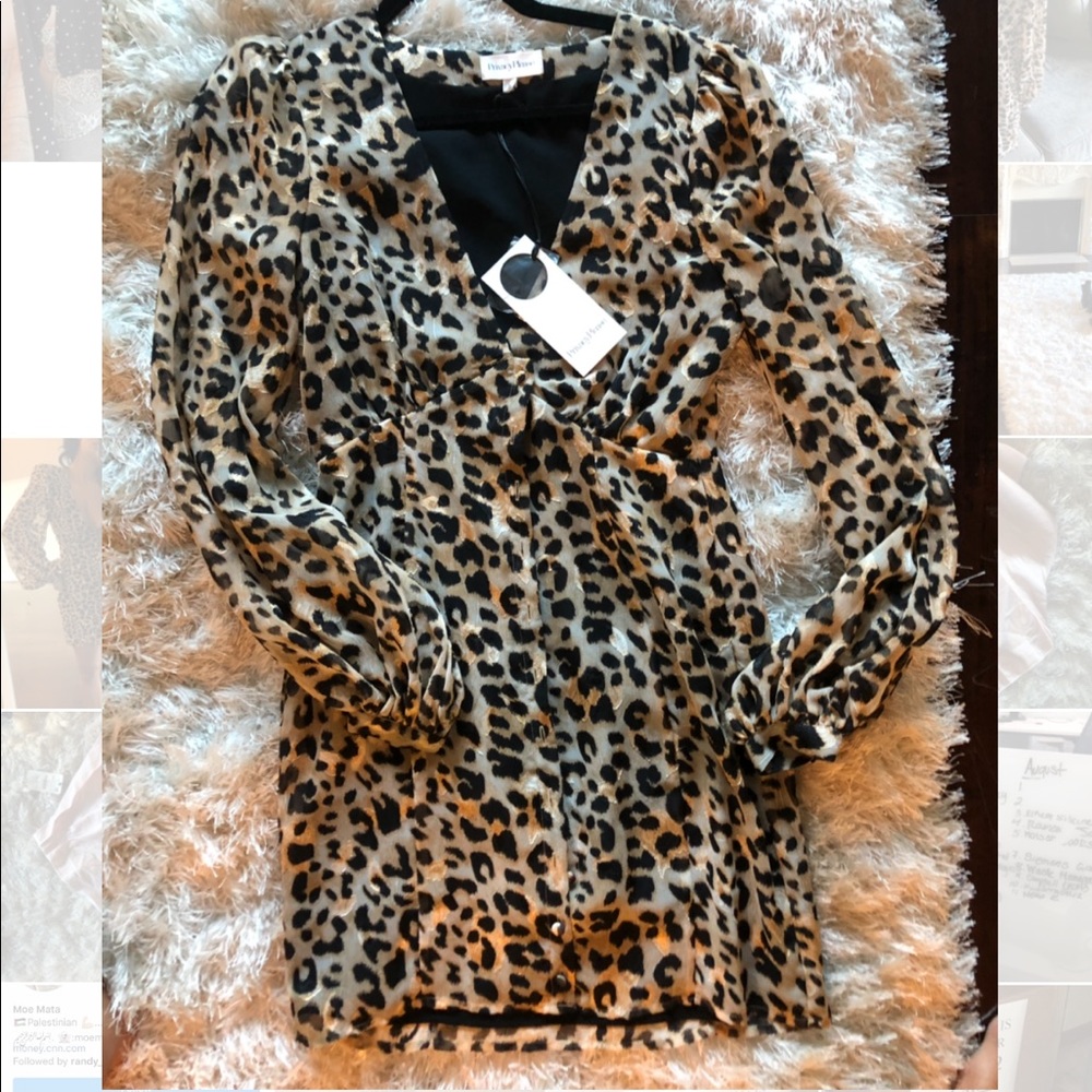 Brand new revolve Cheetah Dress - new without tags